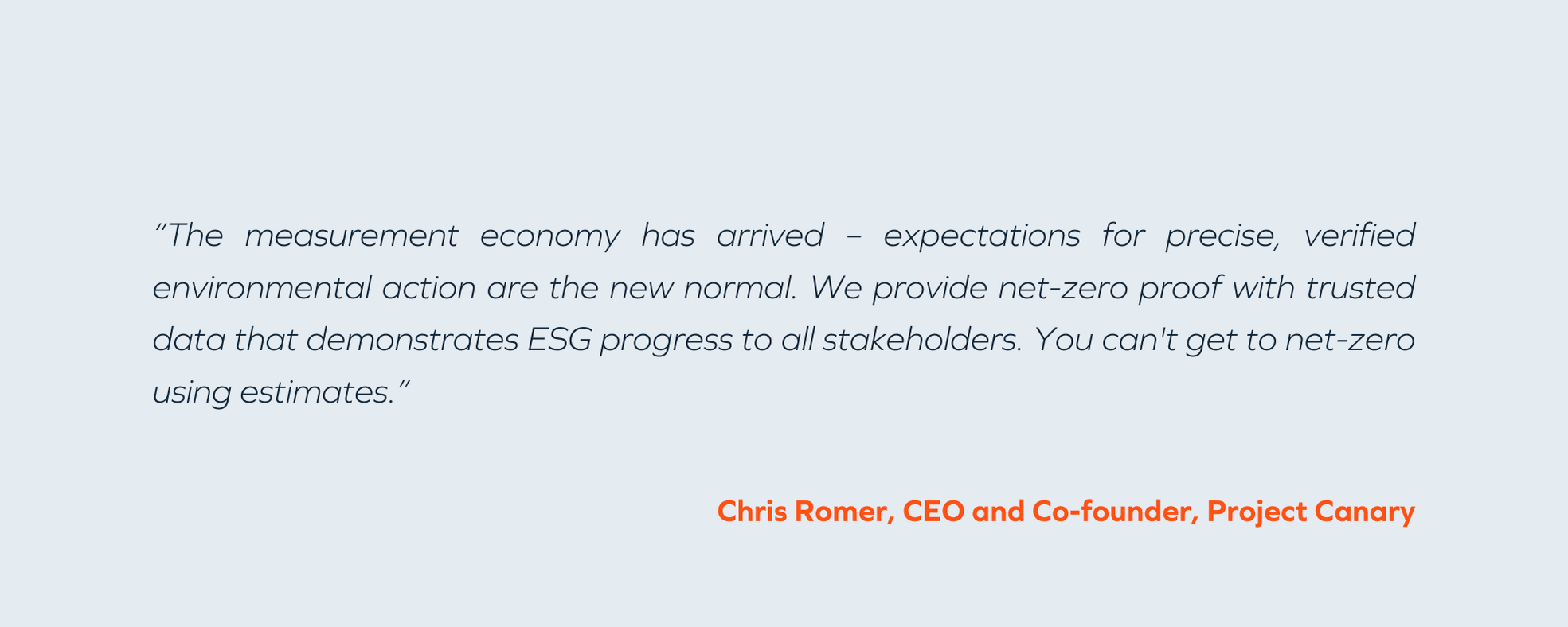 Chris Romer, CEO and Co-founder, Project Canary